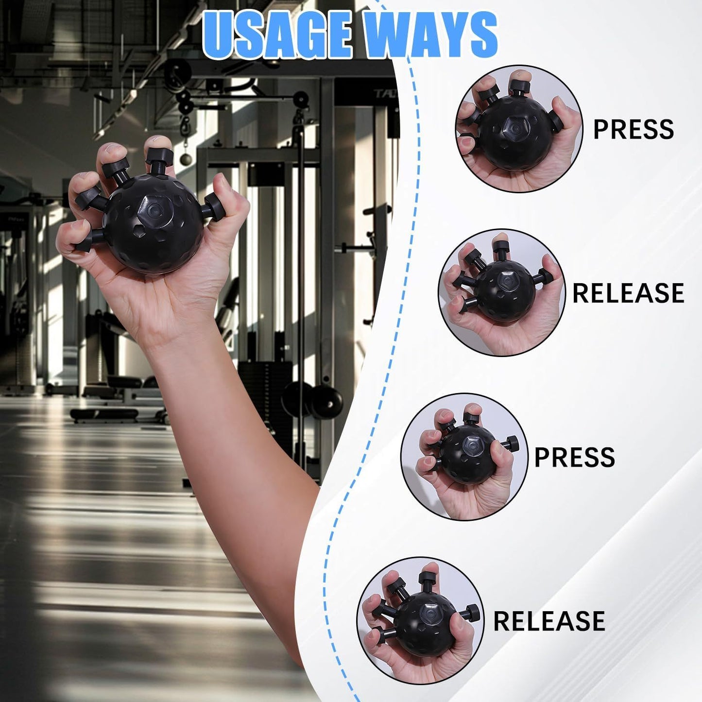 OneXGear' Adjustable Hand Grip Strengthened