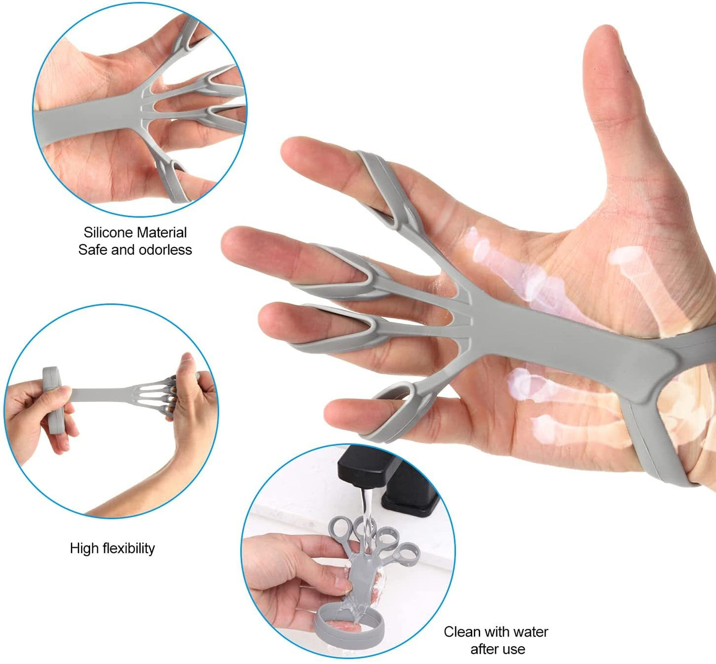 OneXGear' Hand Exerciser for Strength & Relief