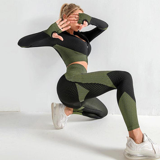 OneXGear' 3PCS Seamless Yoga Set for Women