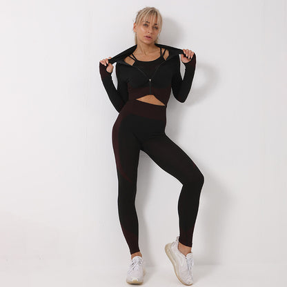 OneXGear' 3PCS Seamless Yoga Set for Women