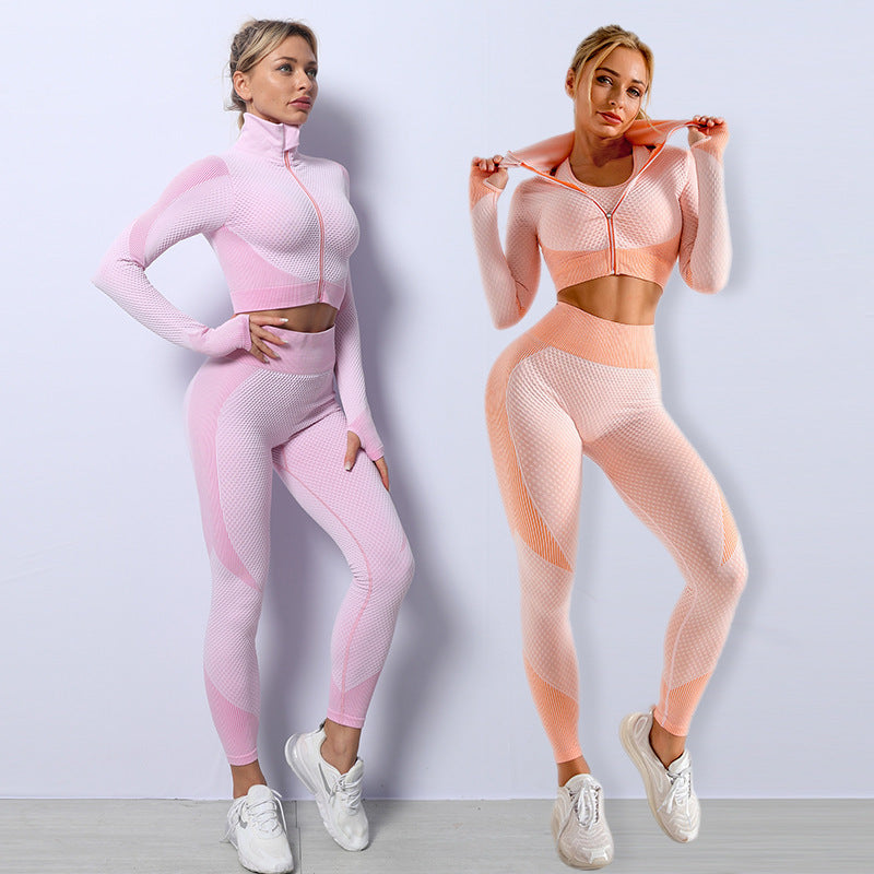 OneXGear' 3PCS Seamless Yoga Set for Women